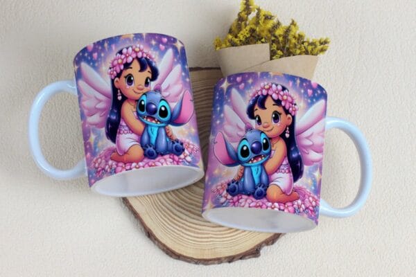 Arte Canecas Stitch - Arquivo Digital