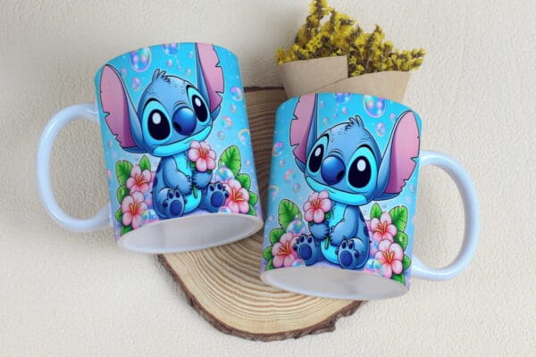 Arte Canecas Stitch - Arquivo Digital