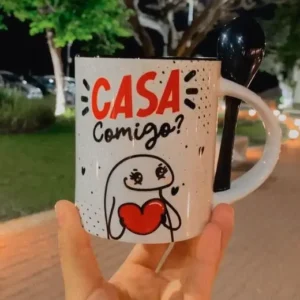Arte de Caneca Humorística Flork - Limpeza em Parceria