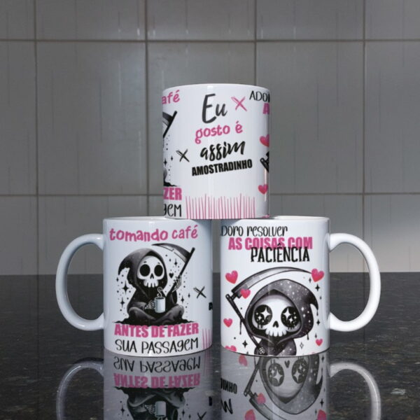 Arte Digital Caneca Amostradinho Frases