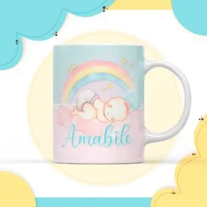 Arte Digital Caneca Arco Iris Menina - Arquivo Digital 15 Arte Digital Caneca Arco Iris Menina - Arquivo Digital