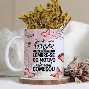 arte digital caneca borboletas frases para sublimacao