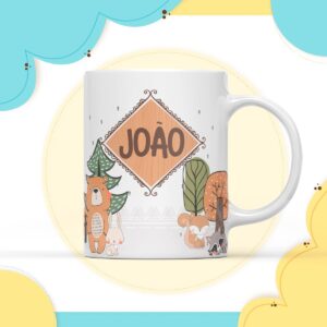 Arte Digital Caneca Bosque Menino - Arquivo Digital