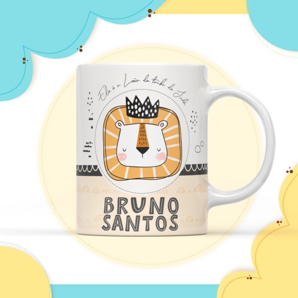 Arte Digital Caneca Cristão Menino - Arquivo Digital