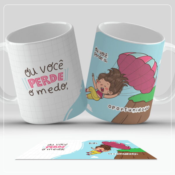 Arte Digital Caneca Frases Ilustradas- Png