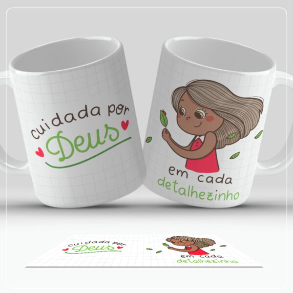 Arte Digital Caneca Frases Ilustradas- Png