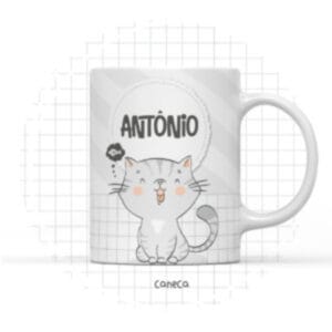 Arte Digital Caneca Gatinho - Arquivo Digital