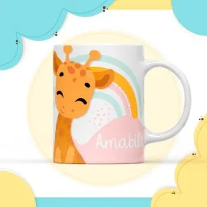 Arte Digital Caneca Girafinha - Arquivo Digital 15 Arte Digital Caneca Girafinha - Arquivo Digital