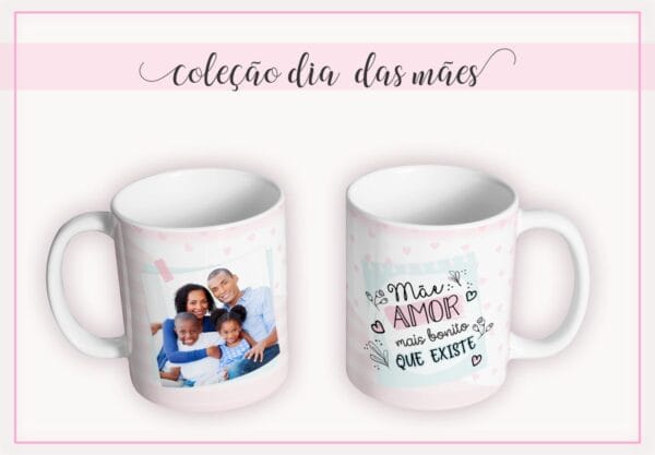 Arte Digital Caneca Mae Modelo 11 Arquivo Digital