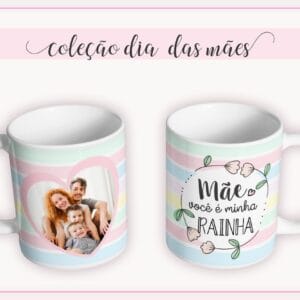Arte Digital Caneca Mae Modelo 13 Arquivo Digital
