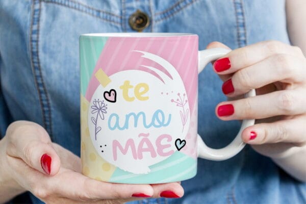 Arte Digital Caneca Mãe - Modelo 6 - Arquivo Digital
