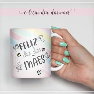 Arte Digital Caneca Mãe - Modelo 8 - Arquivo Digital