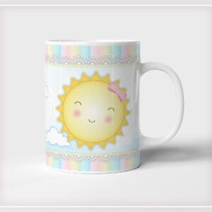 Arte Digital Caneca Raio de Sol - Arquivo Digital