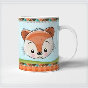 Arte Digital Caneca Raposinho Menino - Arquivo Digital