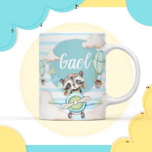 Arte Digital Caneca Transportes Aéreos - Arquivo Digital