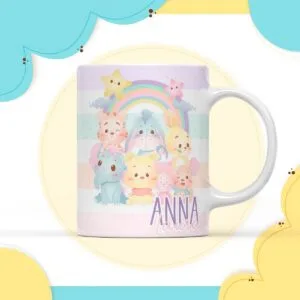 Arte Digital Caneca Ursinho Pooh Menina - Arquivo Digital
