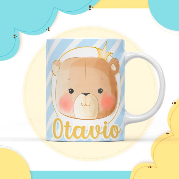 Arte Digital Caneca Ursinho Príncipe - Arquivo Digital