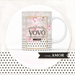 Arte para Sublimação Caneca - Vovó - Arquivo Digital