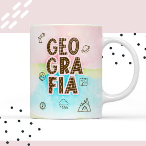 Arte para Xícara Geografia