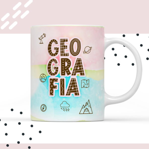 Arte para Xícara Geografia
