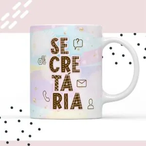 Arte para Xícara Secretária 7 Arte para Xícara Secretária