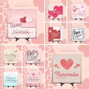 Artes Azulejos Dia Dos Namorados 2023 Editável Em Corel Draw