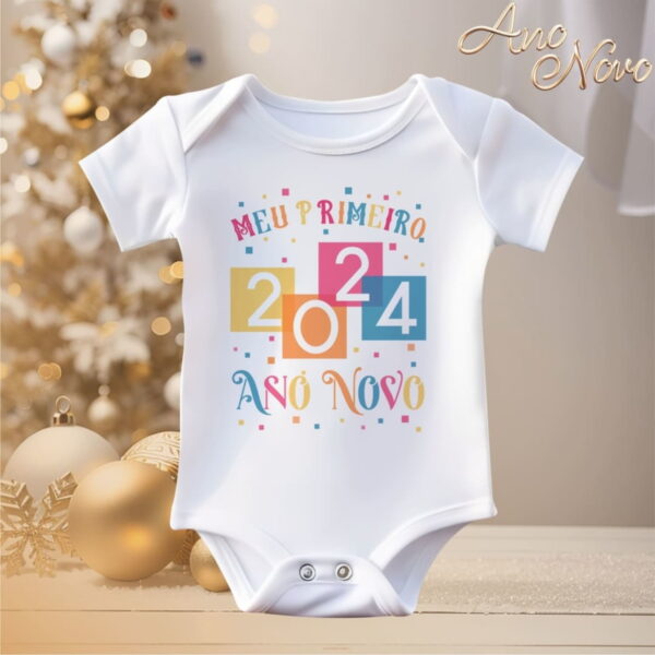 Artes Body Infantil Ano Novo 2024 - Arquivo Digital