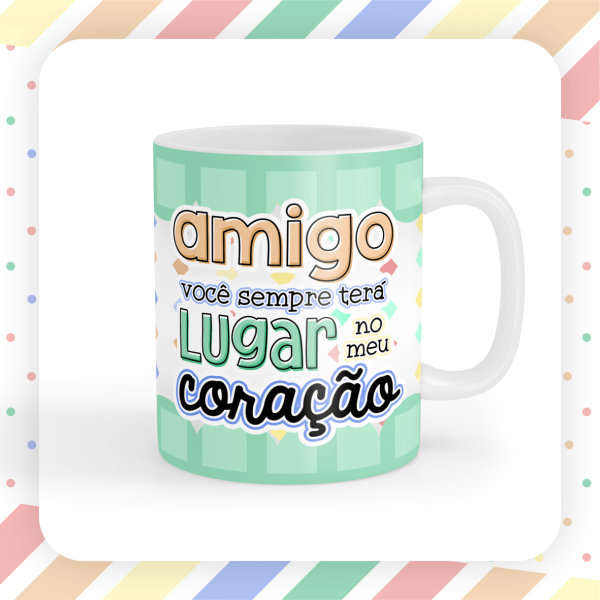 Artes Caneca Amizade Dia das Amigas Friend Sublimação Caneca