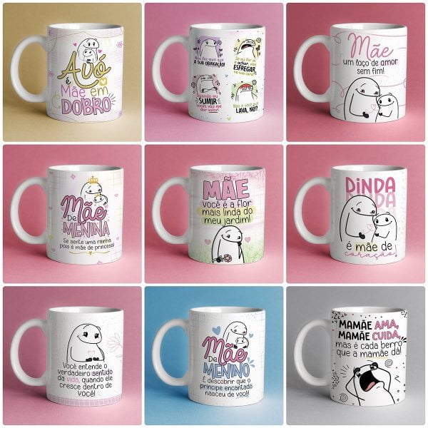 Artes Caneca Dia Das Mães Flork Frases Engraçadas Meme Png