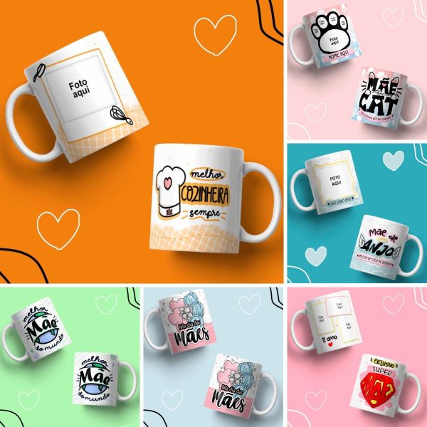 Artes Caneca Dia Das Mães Frases Foto Estampas Png