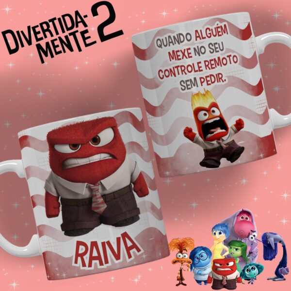 Artes Caneca Divertida Mente 2 Frases Engraçadas Png e Cdr