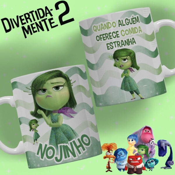 Artes Caneca Divertida Mente 2 Frases Engraçadas Png e Cdr