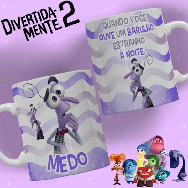 Artes Caneca Divertida Mente 2 Frases Engraçadas Png e Cdr