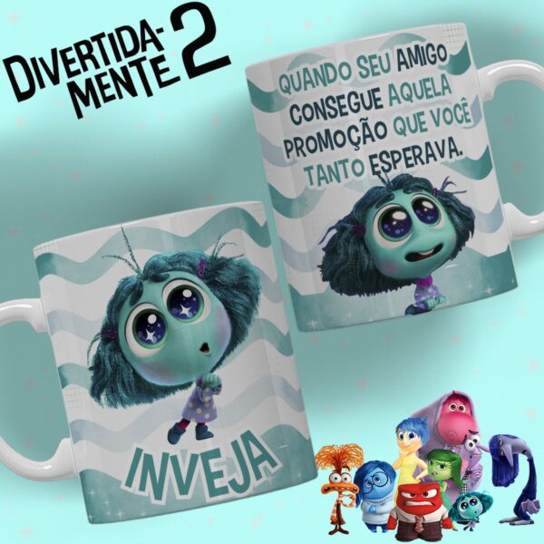 Artes Caneca Divertida Mente 2 Frases Engraçadas Png e Cdr