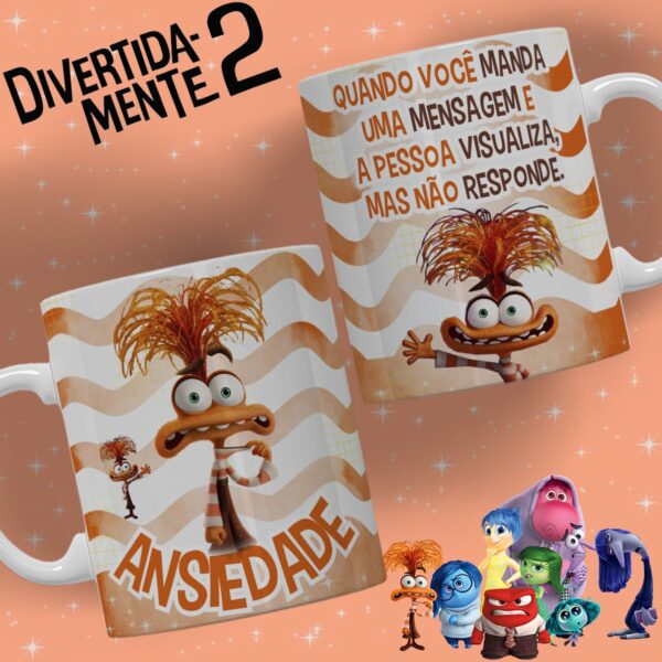 Artes Caneca Divertida Mente 2 Frases Engraçadas Png e Cdr