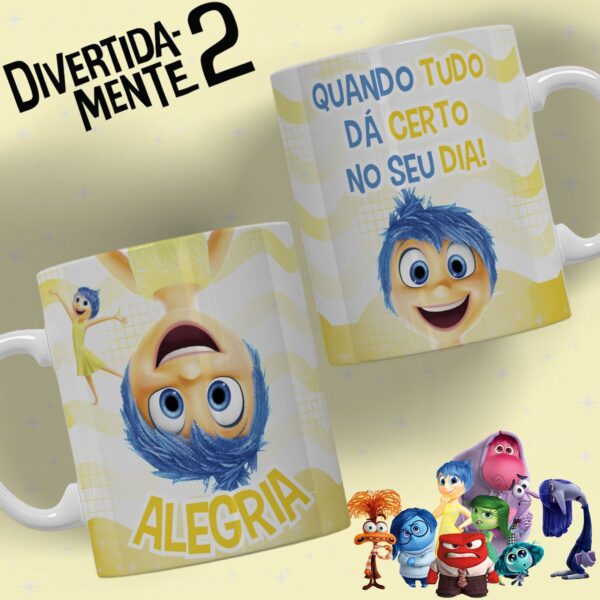 Artes Caneca Divertida Mente 2 Frases Engraçadas Png e Cdr