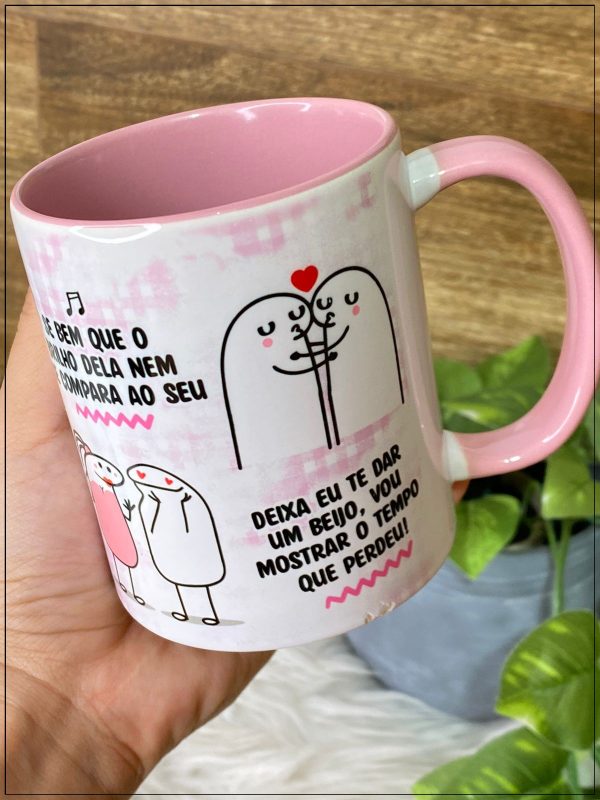 Artes Caneca Namorados Flork Ta Vendo Aquela Lua Que Brilha