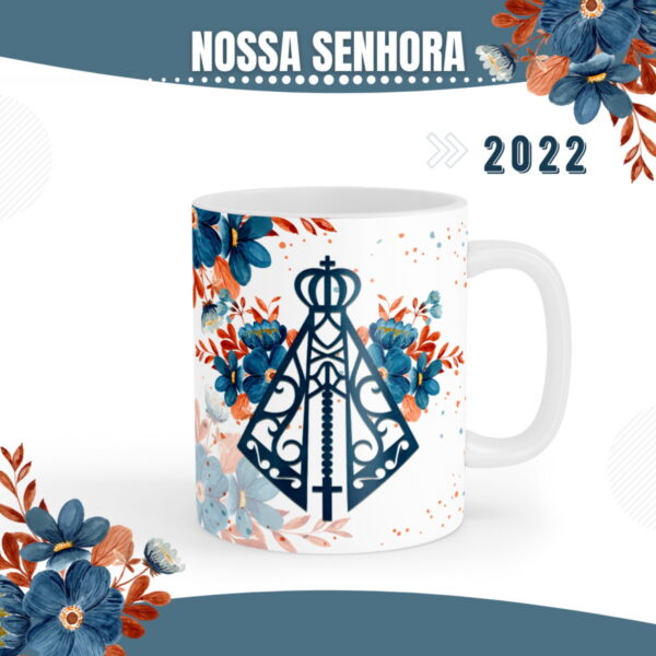 Artes Caneca Nossa Senhora Aparecida - Arquivo Digital