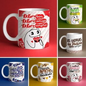 Artes Caneca Páscoa Flork Chocolate Frases Engraçacas