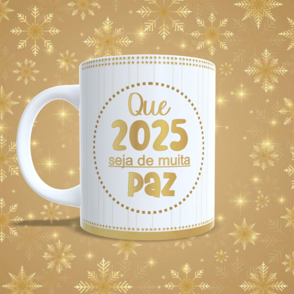 Artes Canecas Ano Novo 2025- Png e pdf