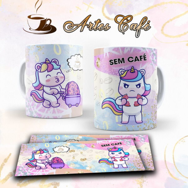Artes Canecas com Café e sem Café - Arquivo Digital