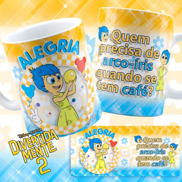 Artes Canecas Divertidamente 2 - Png