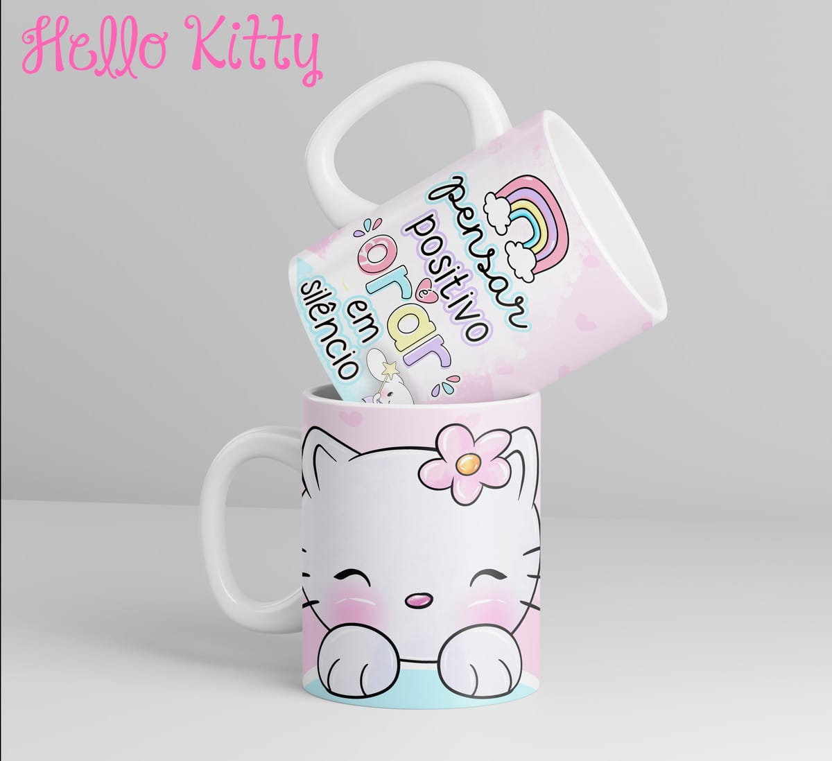 Artes para Caneca Hello Kitty em PNG e Corel 3 Artes para Caneca Hello Kitty em PNG e Corel - Imagem 3