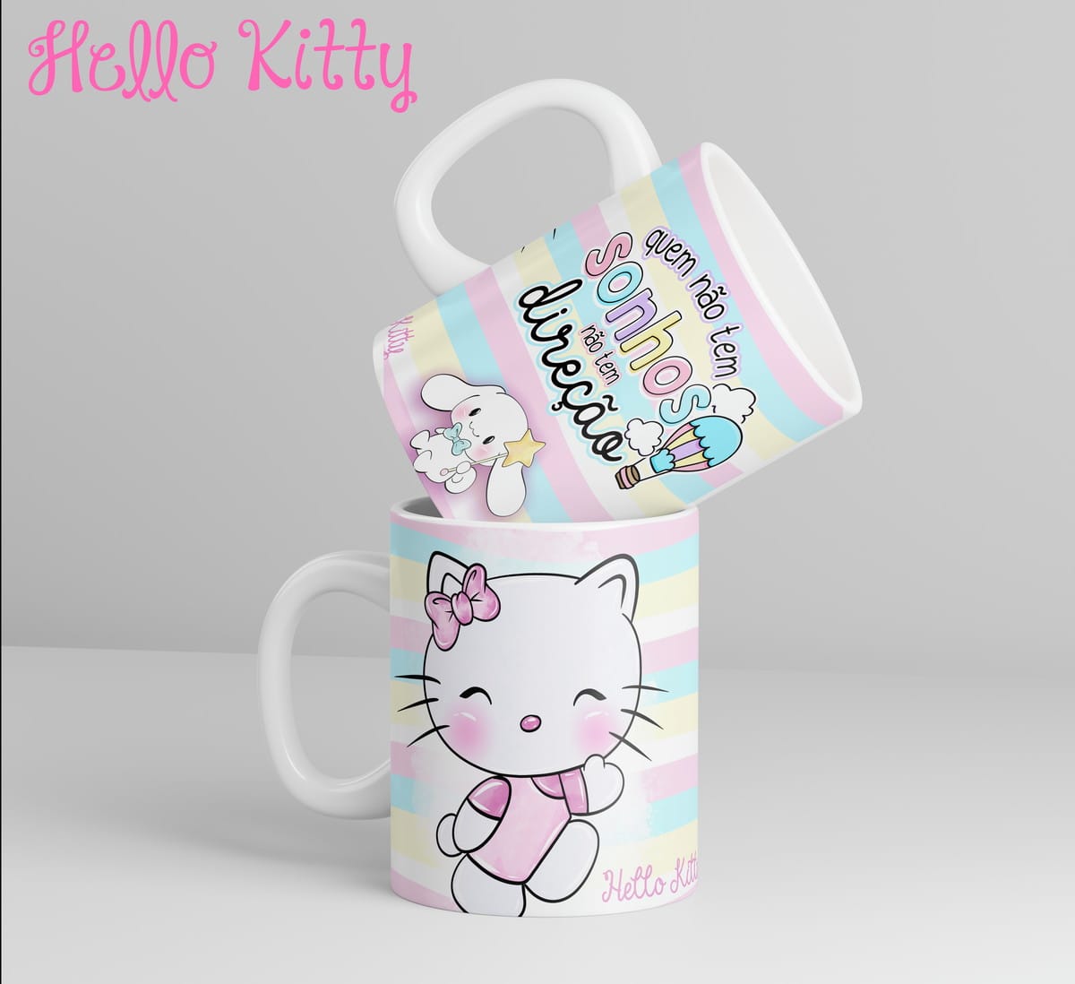 Artes para Caneca Hello Kitty em PNG e Corel 4 Artes para Caneca Hello Kitty em PNG e Corel - Imagem 4