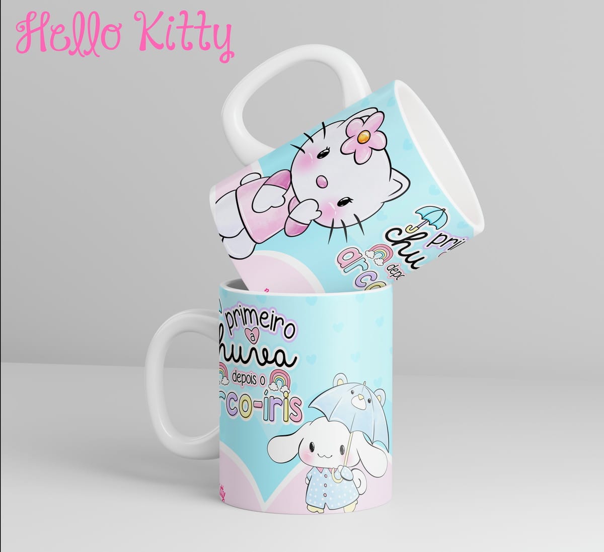 Artes para Caneca Hello Kitty em PNG e Corel 5 Artes para Caneca Hello Kitty em PNG e Corel - Imagem 5