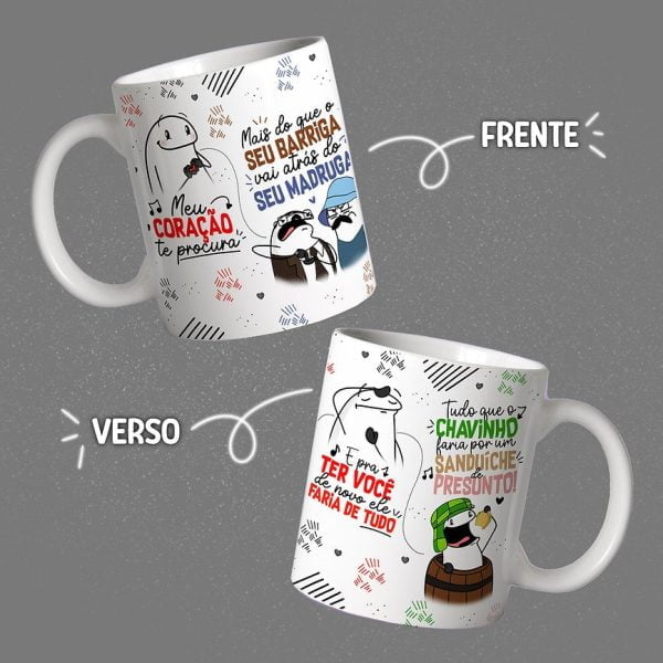 Artes Canecas Namorados Flork Frases E Ilustrações Meme Mimo