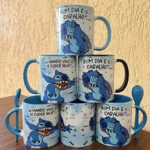 Artes Canecas Stitch Cansado - Png 22 Artes Canecas Stitch Cansado - Png