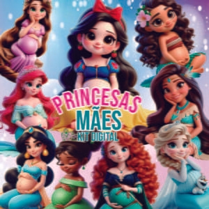 Artes Dia das Mães Princesas Disney Imagens Png