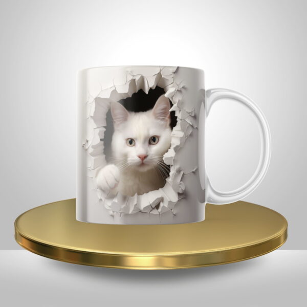 Artes Digitais Canecas Gatinhos 3d em Png