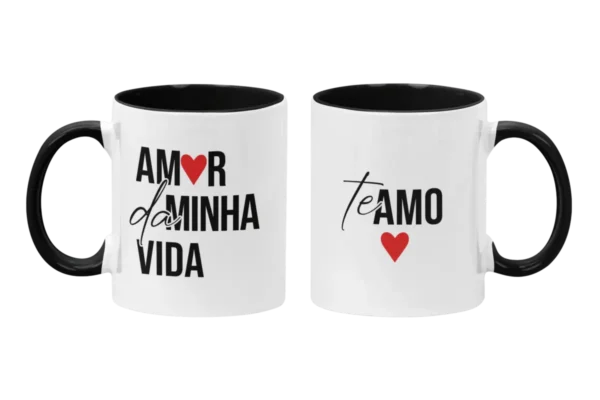 Artes Digitais para Caneca - Especial Dia dos Namorados